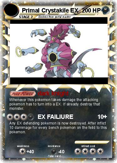 Pokemon Primal Crystakile EX