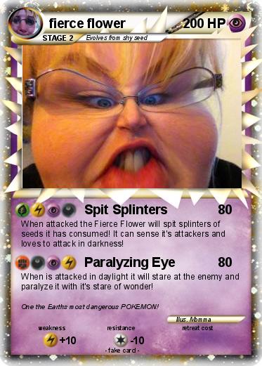 Pokemon fierce flower