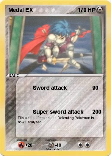 Pokemon Medal EX