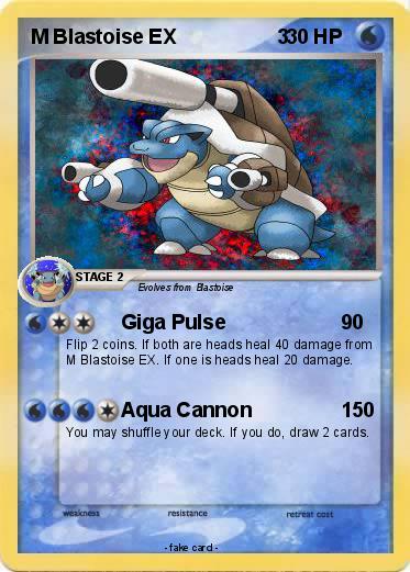 Pokemon M Blastoise EX                  3