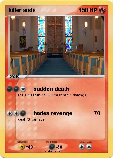 Pokemon killer aisle