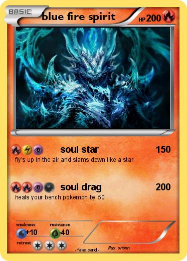 Pokemon blue fire spirit