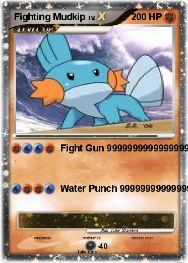 Pokemon Fighting Mudkip