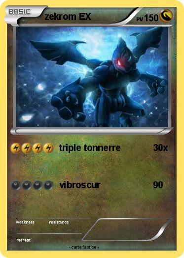 Pokemon zekrom EX
