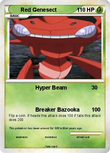 Pokemon Red Genesect