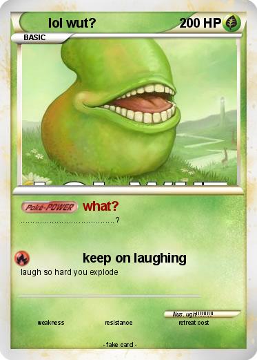 Pokemon lol wut?