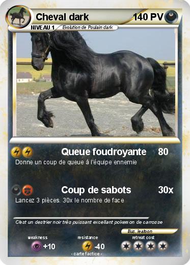 Pokemon Cheval dark