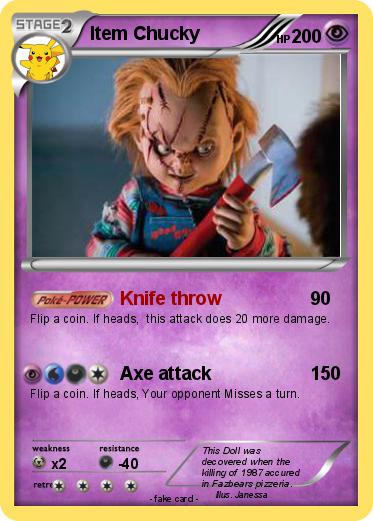 Pokemon Item Chucky