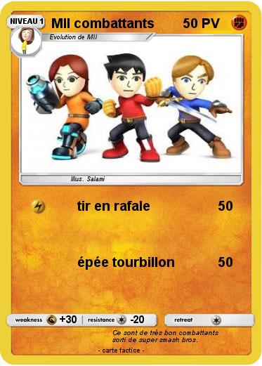 Pokemon MII combattants