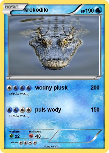 Pokemon krokodilo