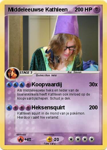 Pokemon Middeleeuwse Kathleen