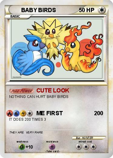 Pokemon BABY BIRDS