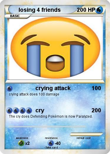 Pokemon losing 4 friends