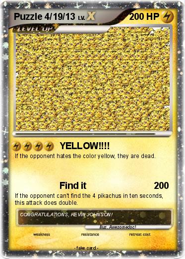 Pokemon Puzzle 4/19/13
