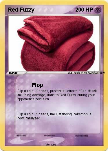 Pokemon Red Fuzzy