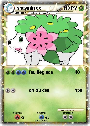 Pokemon shaymin ex
