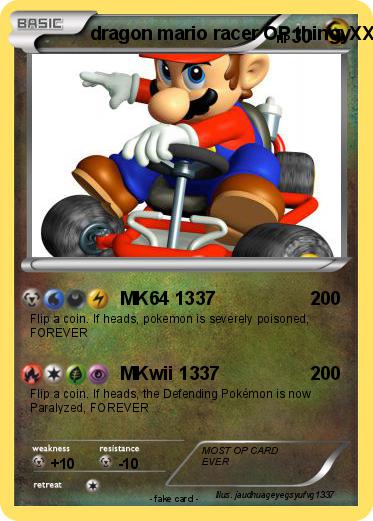 Pokemon dragon mario racer OP thingyXXX3330000000000000000000000000000000000000000000000000000000000000000000