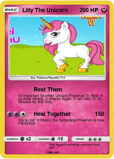 Pokemon Lilly The Unicorn