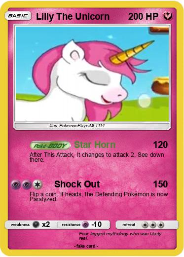 Pokemon Lilly The Unicorn