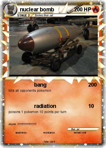Pokemon nuclear bomb