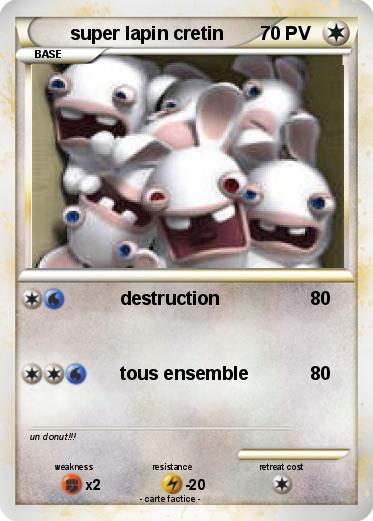 Pokemon super lapin cretin