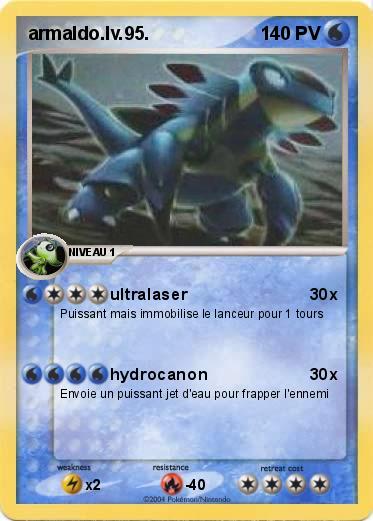 Pokemon armaldo.lv.95.