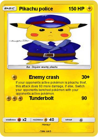 Pokemon Pikachu police