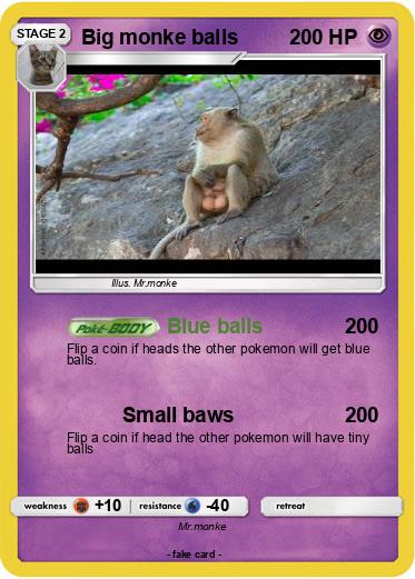 Pokemon Big monke balls