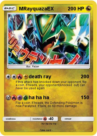 Pokemon MRayquazaEX