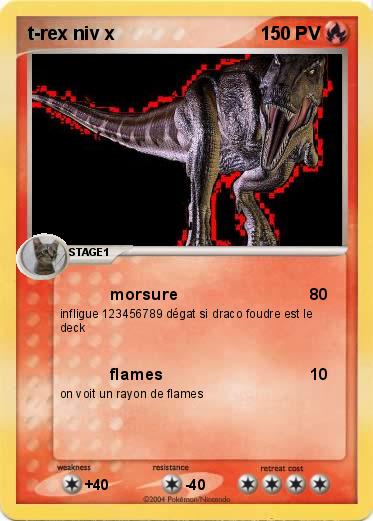 Pokemon t-rex niv x