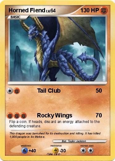 Pokemon Horned Fiend