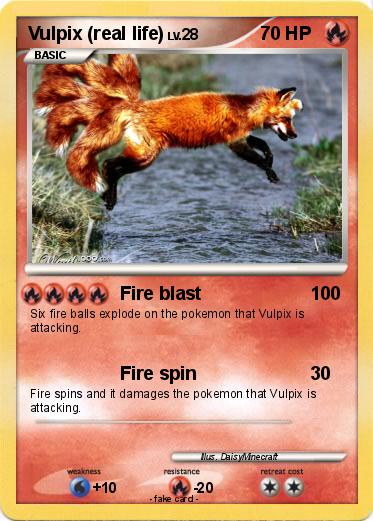 Pokemon Vulpix (real life)
