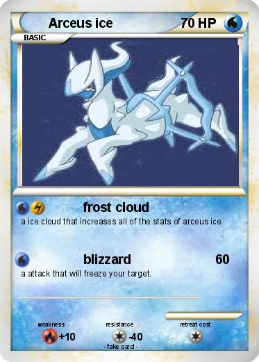 Pokemon Arceus ice
