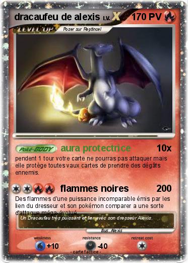 Pokemon dracaufeu de alexis
