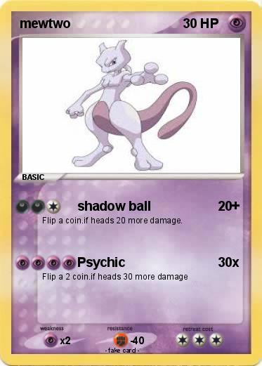 Pokemon mewtwo