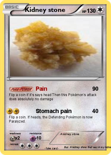 Pokemon Kidney stone