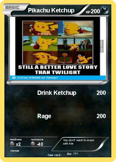 Pokemon Pikachu Ketchup