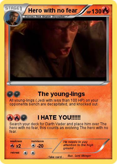 Pokemon Hero with no fear