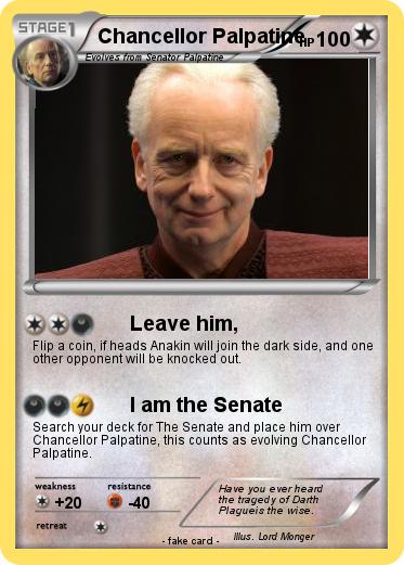 Pokemon Chancellor Palpatine