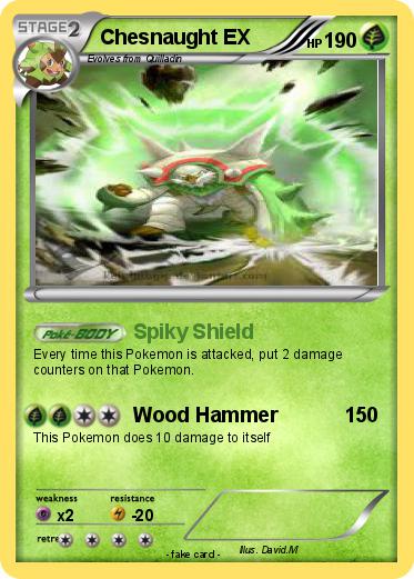 Pokemon Chesnaught EX