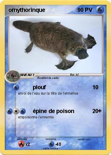 Pokemon ornythorinque