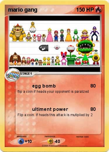 Pokemon mario gang