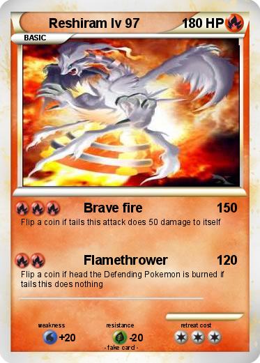 Pokemon Reshiram lv 97