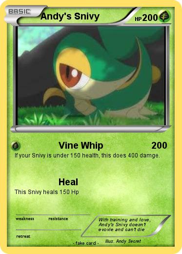 Pokemon Andy's Snivy