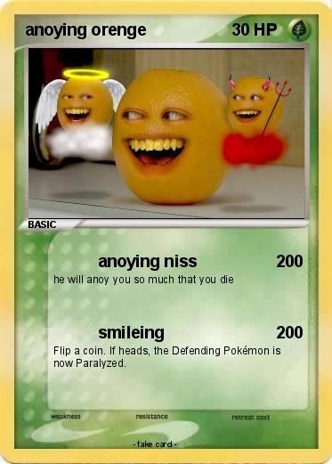 Pokemon anoying orenge