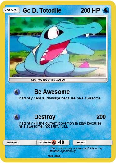 Pokemon Go D. Totodile
