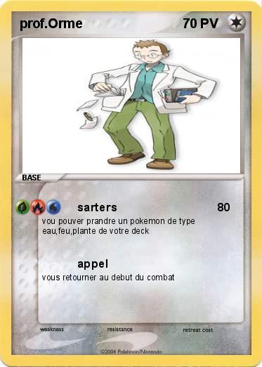 Pokemon prof.Orme