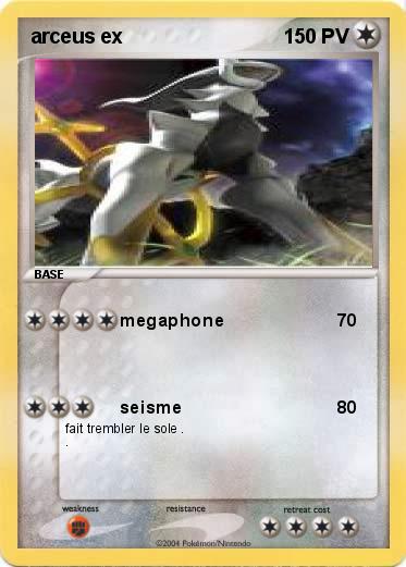 Pokemon arceus ex
