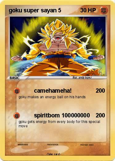 Pokemon goku super sayan 5