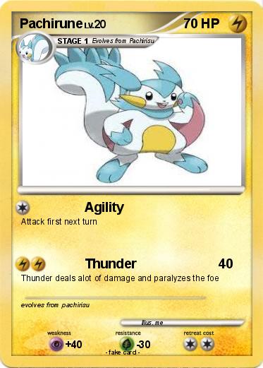 Pokemon Pachirune